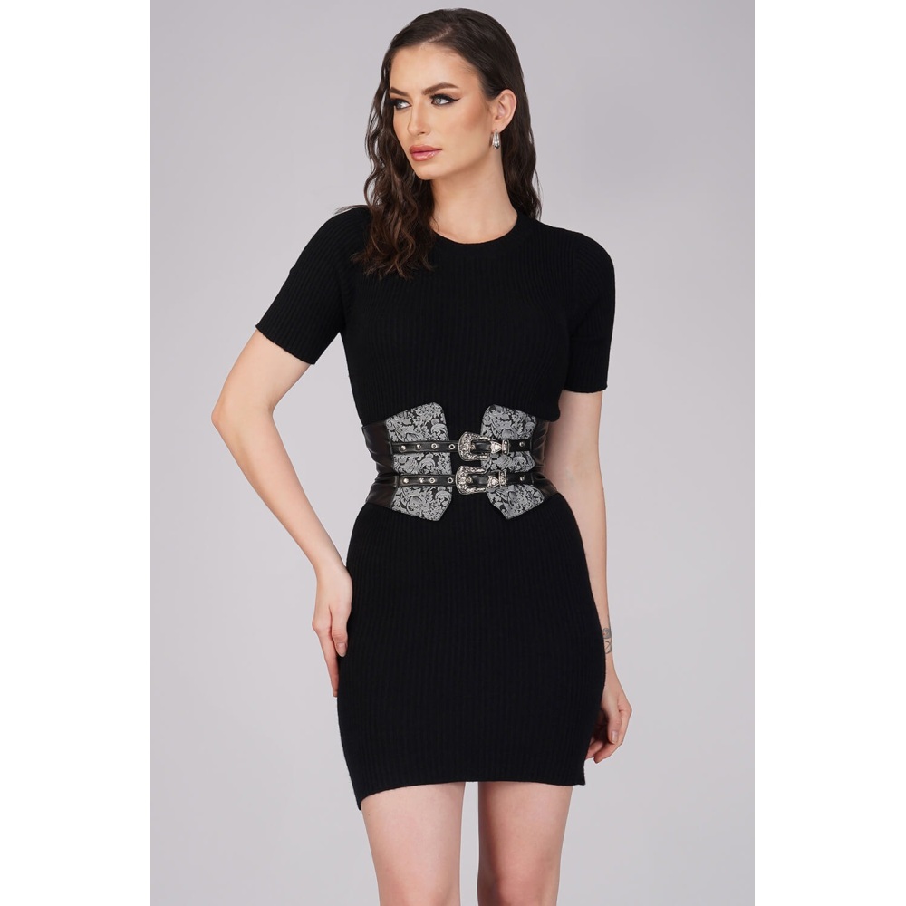 Attitude Corsets - Leoma Korsettgürtel - Silberfarben
